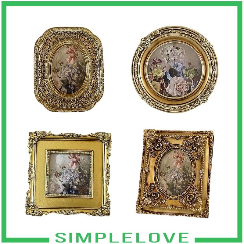 [Simple] กรอบรูปเรซิ่น ลายนูน สไตล์ยุโรป สําหรับปีใหม่ ห้องโถง
