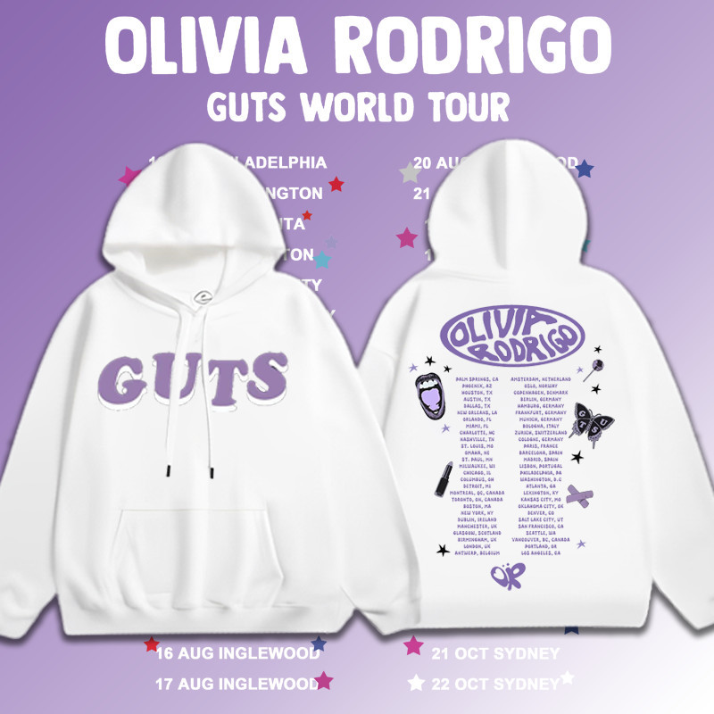 2024 ใหม่ Hoodie " ❤Olivia Rodrigo " ผ้าCotton 100% ผ้าผ้ฝ้าย เสื้อฮู้ดแขนยาว ออกทริป เล่นกีฬาได้ ใส