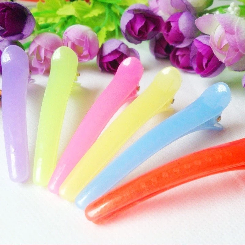 กิ๊บติดผมสีพื้น หน้าม้า/ปากเป็ด สไตล์เกาหลี thumbnail 6