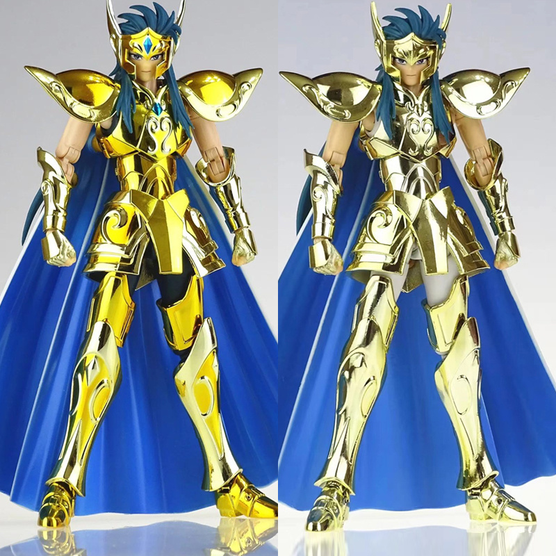 พร้อมส่ง✨สดใส Aquarius Alloy Saint Seiya Myth Gold EX Aquarius Camo ส่งนกสีขาวหัวแกะสลัก