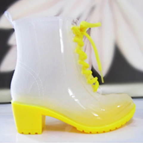 รองเท้าบูทกันน้ำผู้หญิง ส้นสูง 241014 thumbnail 4