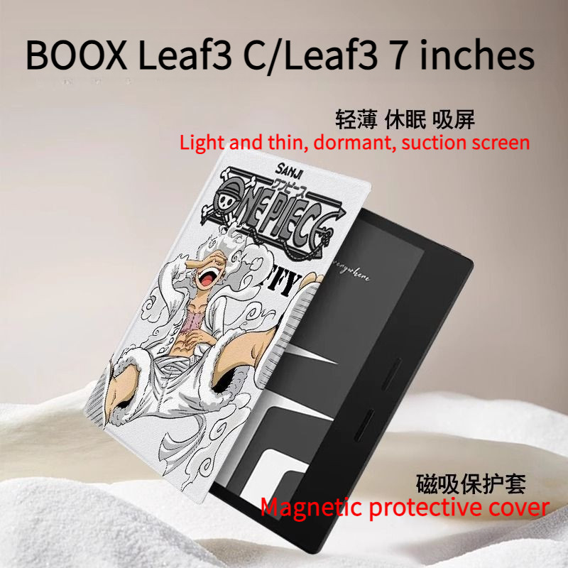 BOOX Go Color7 Gen 2/Go Color7/Go7/Page 7 นิ้ว Sleep Support เคสป้องกันแม่เหล็ก Luffy [จัดส่งในวันเด