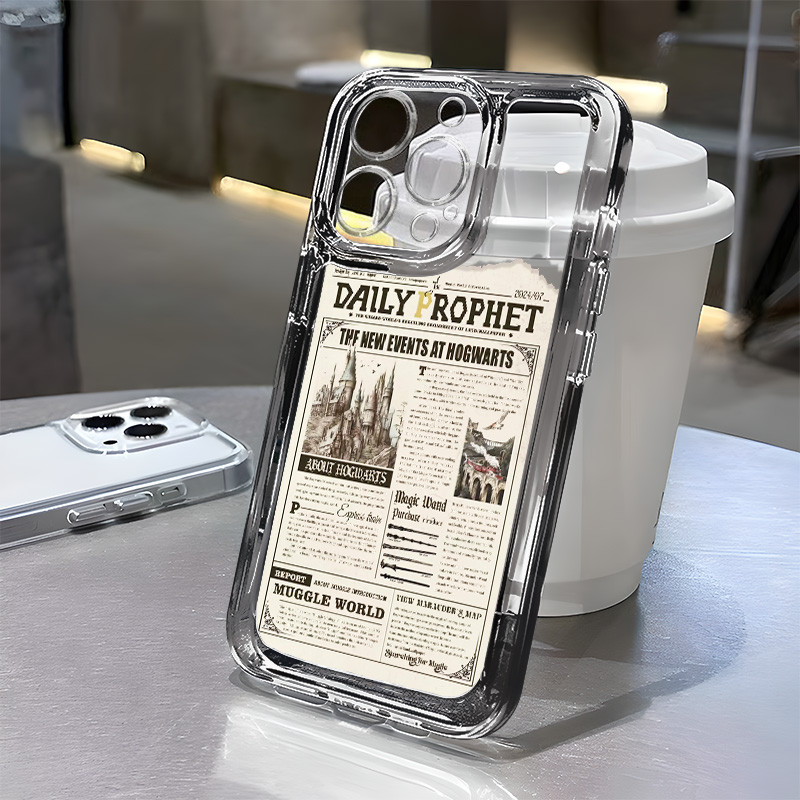 แฮร์รี่ พอตเตอร์ เวทมนตร์ ถุงลมนิรภัยปลอก OPPO A18/A60/A15/A15s/A38/A35 5G/A78/A16/A16s/A54s/A16K/A1