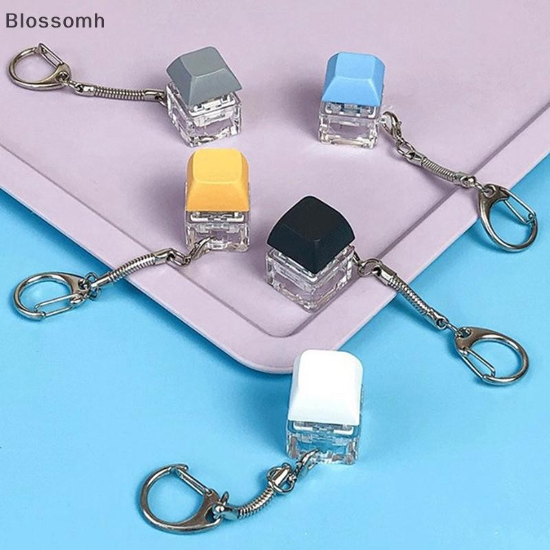 Blossomh Merit +1 Muyu Deion พวงกุญแจคีย์บอร์ดปุ่มพวงกุญแจปลายนิ้ว Key Cap จี้ Antistress ของเล่นใหม่