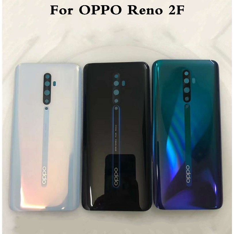 Oppo reno 2F 2 f ฝาหลังกระจกฝาหลังแบตเตอรี่