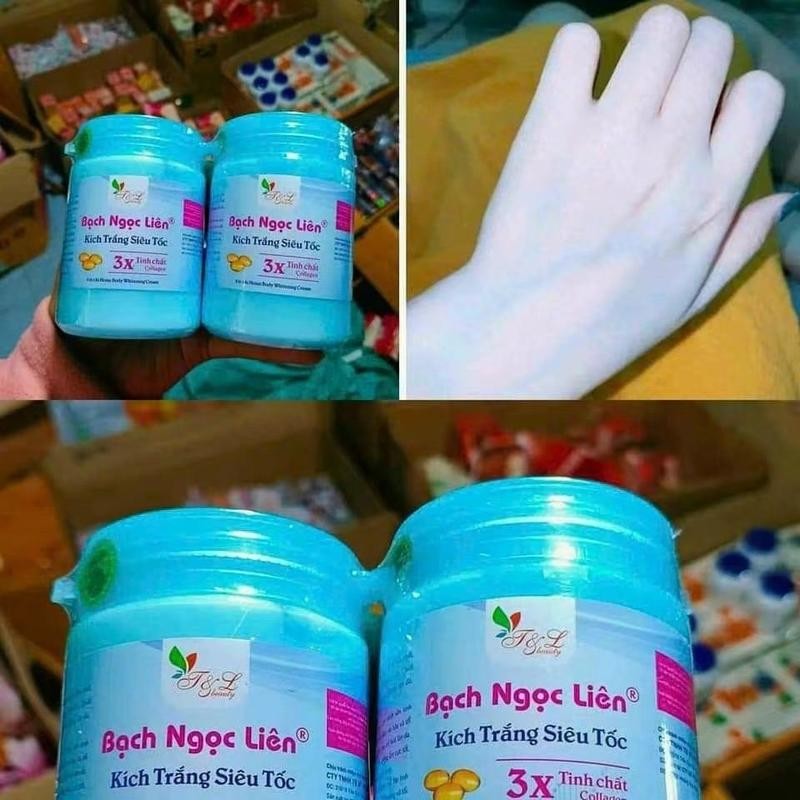 เวียดนาม ไวท์เทนนิ่ง บอดี้ มิลค์ บอดี้ แคร์ โลชั่น 3x บอดี้ Bach Hooc Lien Body Cream200g