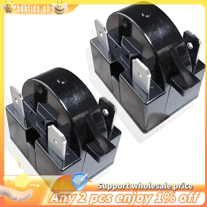 -ส่วนทดแทน 3 ขา QP2-4.7/ QP2-4R7 4.7 Ohm ตู้เย็น PTC เริ่มต้น/รีเลย์เริ่มต้นสําหรับตู้เย็นขนาดเล็กส่