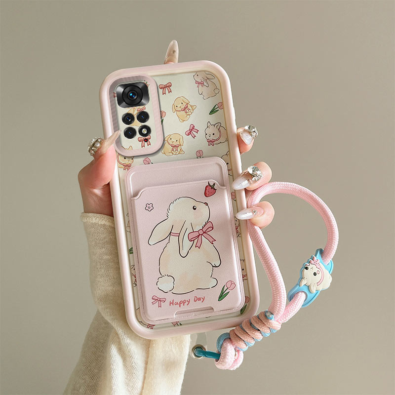 เคส Redmi NOTE 11 NOTE 11S ใส่การ์ดการ์ตูนโทรศัพท์มือถือกระเป๋านุ่ม BBKB - รูปที่ 5