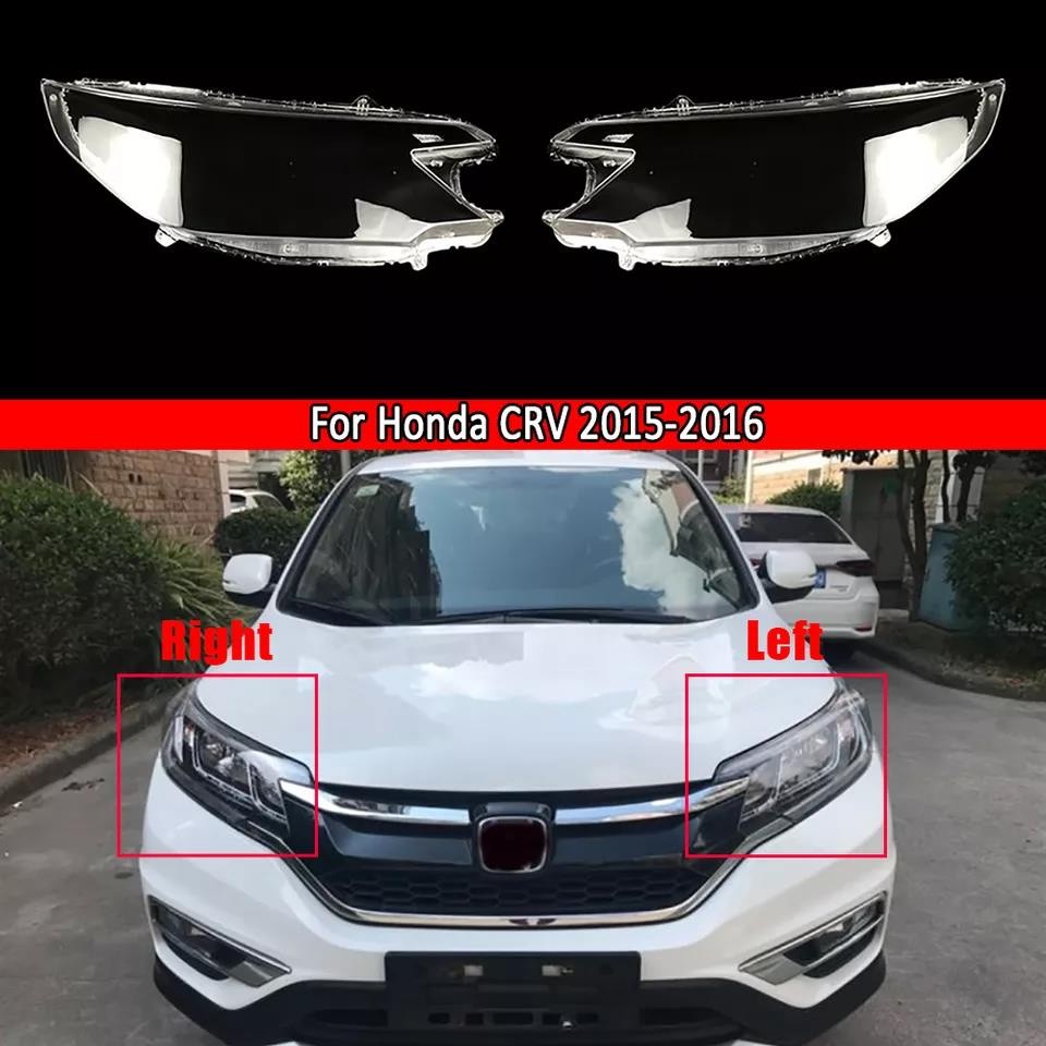 รถไฟหน้าเลนส์ Auto Shell สําหรับ Honda CRV 2015 2016 รถเปลี่ยนเลนส์โปร่งใสโคมไฟ Lampcover Br