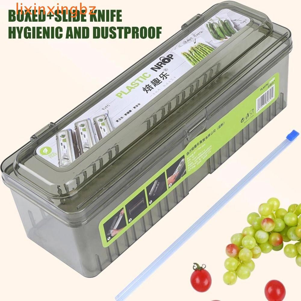 ลิซินซิงบีซ เครื่องจ่ายห่ออาหาร,พลาสติกนํามาใช้ใหม่ยึดฟิล์มตัด,ขนาดใหญ่ผู้ถือฟอยล์ม้วนกล่องตัดออแกไนเซอร์ฟอยล์ตัด|ร้านอาหาร