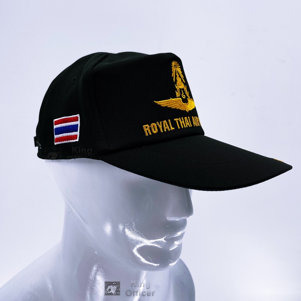 หมวกทหารอากาศ (ทอ.) สีดำ ปัก ROYAL THAI AIR FORCE (G16) ราคา ถูกที่สุด ดีลบีเคเค แกลเลอรีภาพที่ 5
