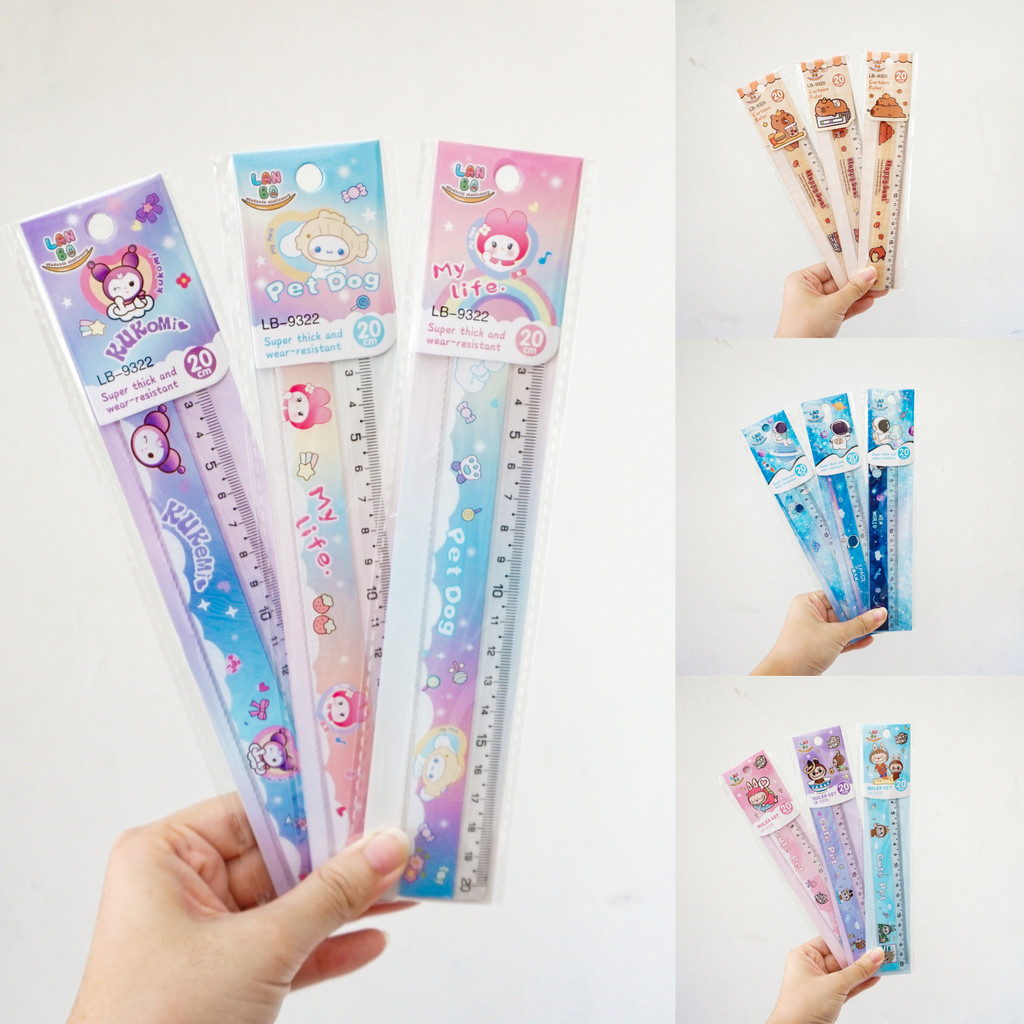 20 CM CHARACTER RULER / KUROMI CUTE RULER / PUMPKIN RULER