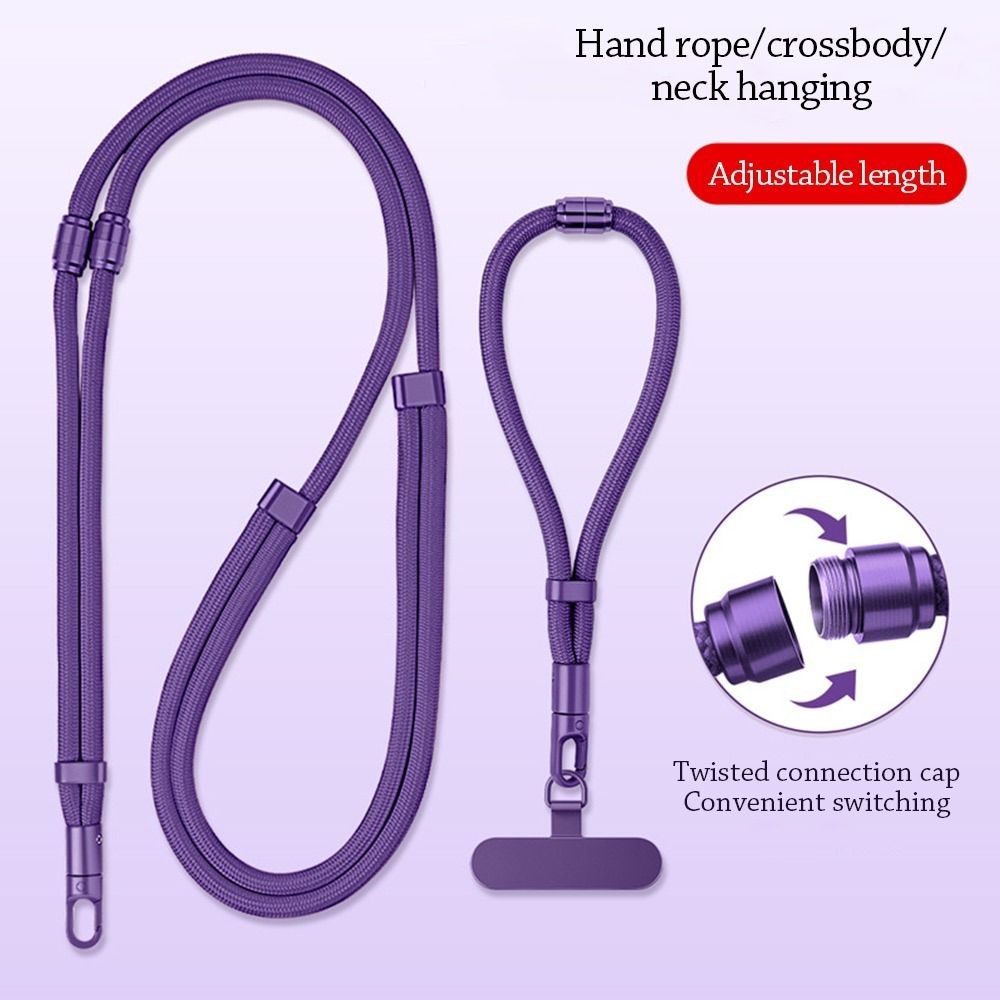 ซูฮู เชือกเส้นเล็ก, สายรัดข้อมือป้องกันการสูญหายแบบปรับได้, อุปกรณ์โทรศัพท์มือถือยาวสั้นทอแขวนสายรัดข้อมือผู้ชายผู้หญิง - รูปที่ 5