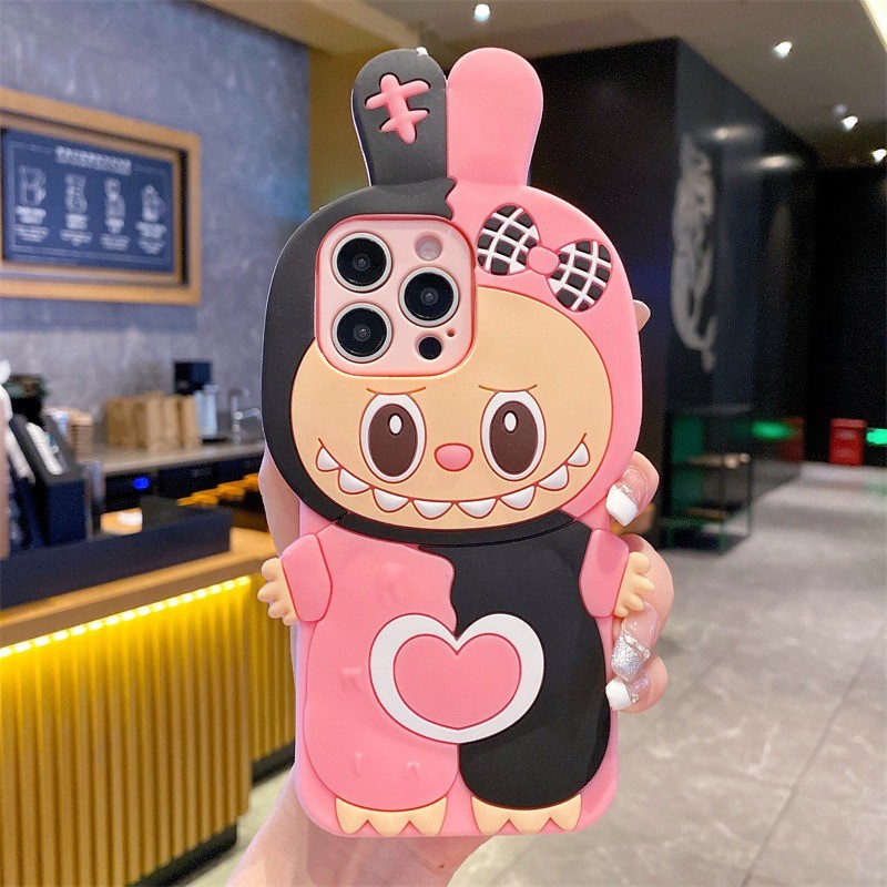 การ์ตูน Labubu SpongeBob ตลกเคสโทรศัพท์สําหรับ Redmi หมายเหตุ 15 14S 13 12S 11S 10S 9S 8 Redmi A7 Pro 15C A5 14C 13C 12C A3 A1 A2 10C 9A 9C 9C 9C 9T ซิลิโคนนุ่ม