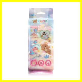 KUMA Gentle Skin Baby Tender Chibi [8 Sheets x 4pcs] ทิชชู่เปียกคุมะ 8แผ่น ปราศจากแอลกฮอล์.