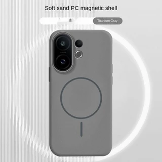 สําหรับ VIVO X200 FE แม่เหล็กหรูหรา Matte Hard Armor กันกระแทก PC สําหรับ Vivo X200Fe S30 Pro Mini Shell กันชน