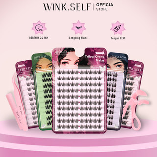WINK.SELF Bulu Mata Palsu,Bulu Mata Extension,Riasan Mata Bulumata Palsu,Aksesoris Make Up