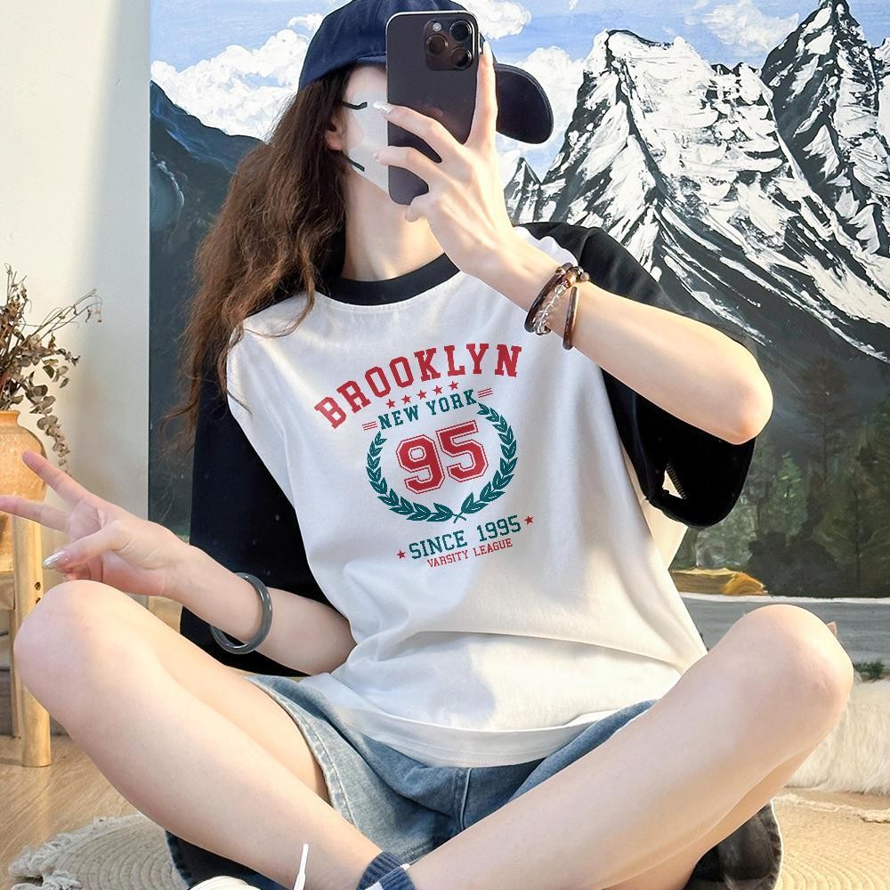 [COD] เสื้อยืดโอเวอร์ไซต์ เสื้อยืดแฟชั่น T-shirt เสื้อยืดวินเทจ เสื้อยืดลายเท่ๆใส่สบาย QQ8188 oversi