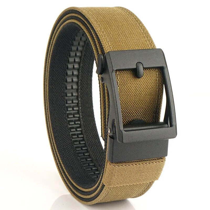 เข็มขัดผู้ชายแบบ-automatic buckle ทำจากไนลอน 1100D สำหรับกิจกรรมกลางแจ้งและการเล่นกีฬา