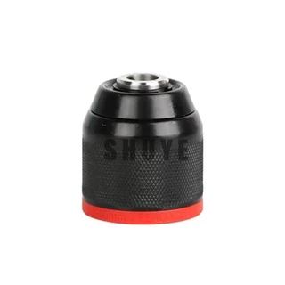 10 มม.โลหะเกรดอุตสาหกรรมแหวนสีแดง 3/8 Ratchet Self-Locking Chuck ไฟฉายเจาะหลวมลิเธียมสว่านไฟฟ้า