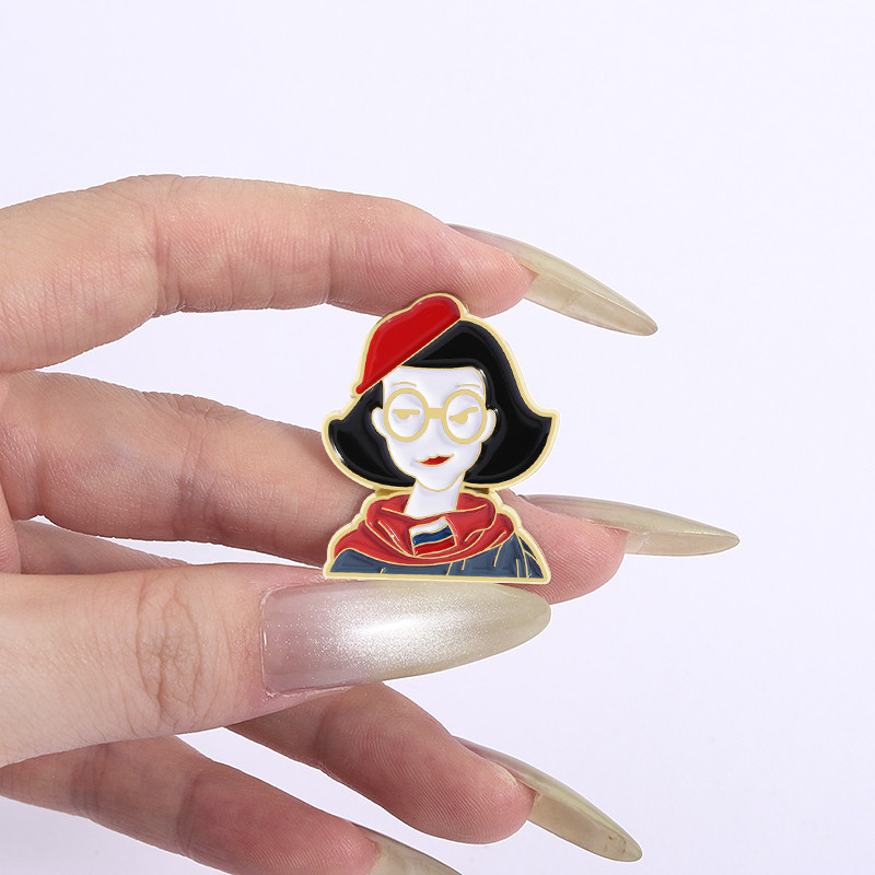 เข็มกลัดแบบ lapel pin ลายการ์ตูนและตัวอักษร สำหรับแต่งเติมสไตล์เสื้อผ้าและของขวัญ ราคา ถูกที่สุด ดีลบีเคเค แกลเลอรีภาพที่ 6