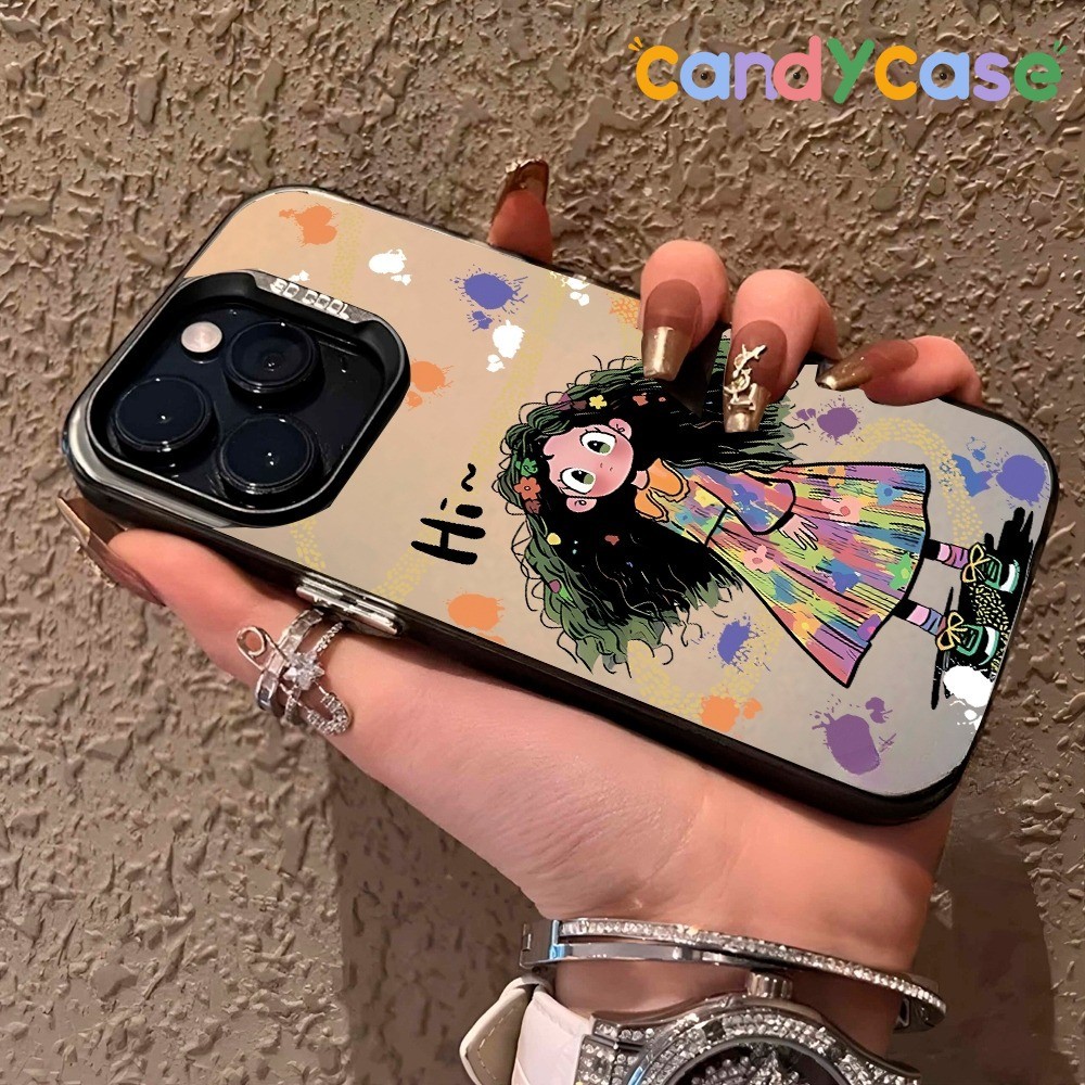 พรีเมี่ยมปลอกแข็งด้าน HP Hi Girls Graffiti IPhone Aesthetic Case เหมาะสําหรับ iPhone 7 Se2020 8 7+ 8
