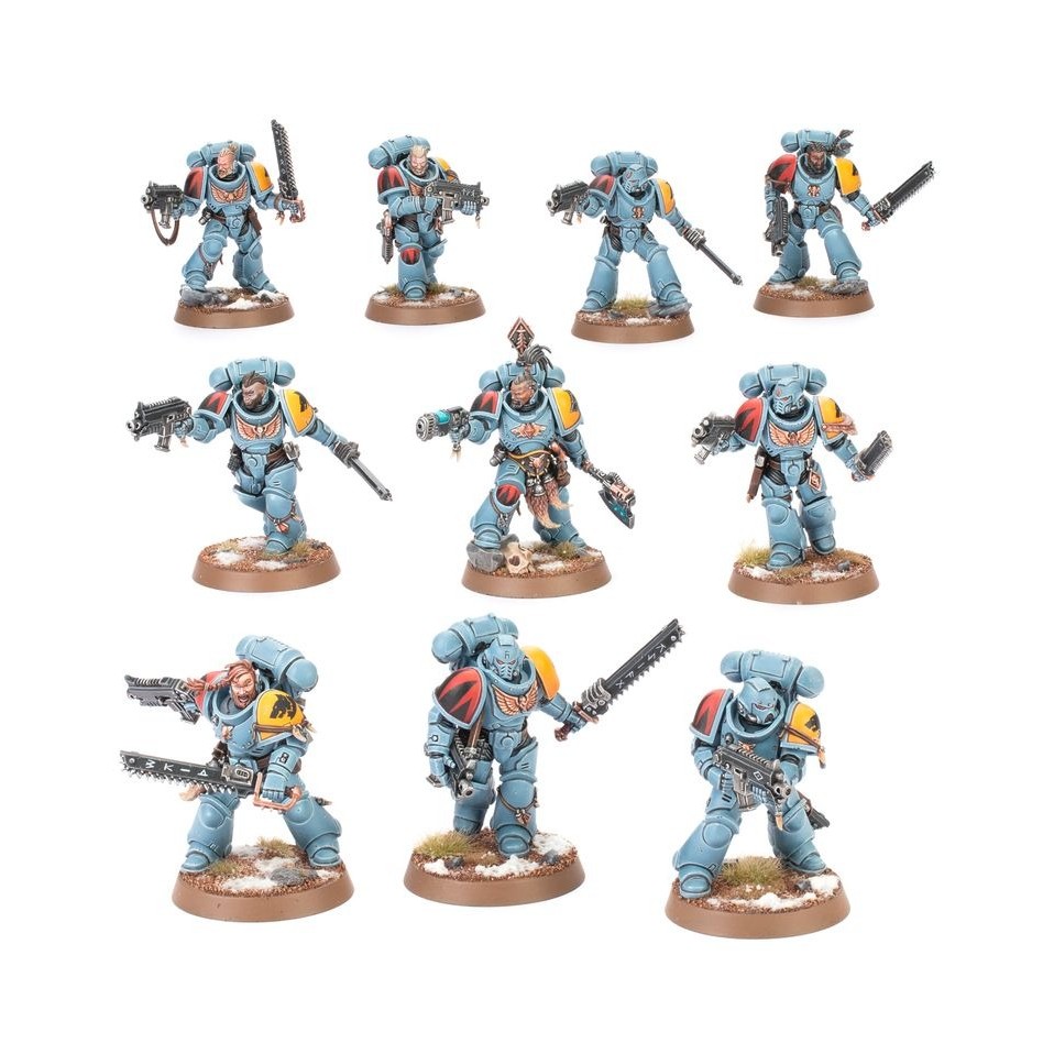 (GW พร้อมส่ง) WARHAMMER 40K: SPACE WOLVES: GREY HUNTERS โมเดลวอร์แฮมเมอร์ ราคา ถูกที่สุด ดีลบีเคเค แกลเลอรีภาพที่ 2