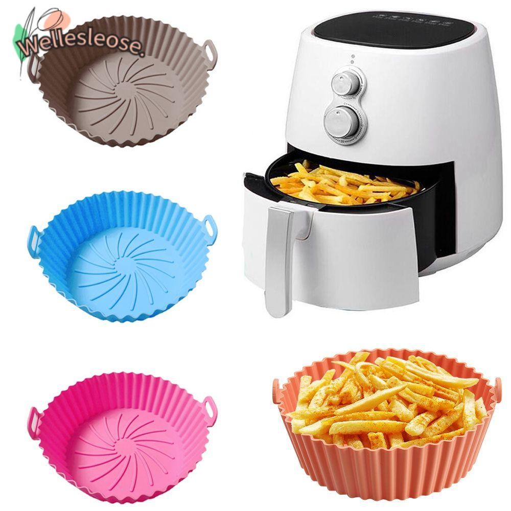 WELLE ถาดอบความร้อนถาดทําอาหารแบบพกพาสําหรับหม้อทอดอากาศ