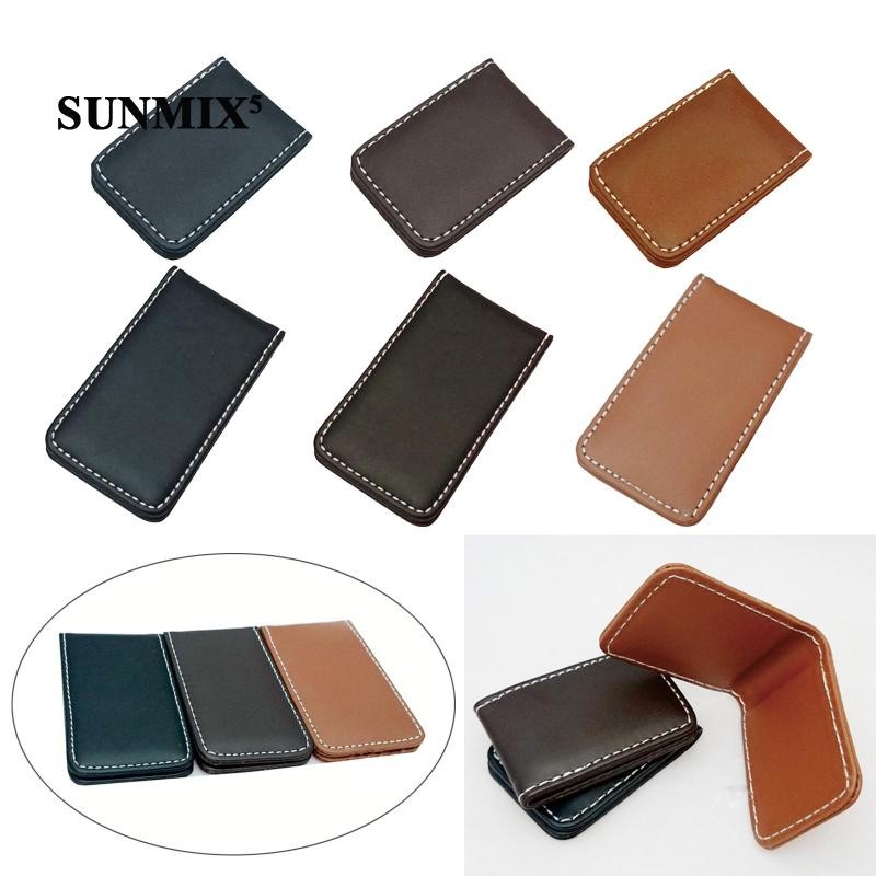 [กีฬาเทรนด์] คลิปหนีบเงินแม่เหล็ก Professional Simple Dollar Clamp ID Card Holder Wallet