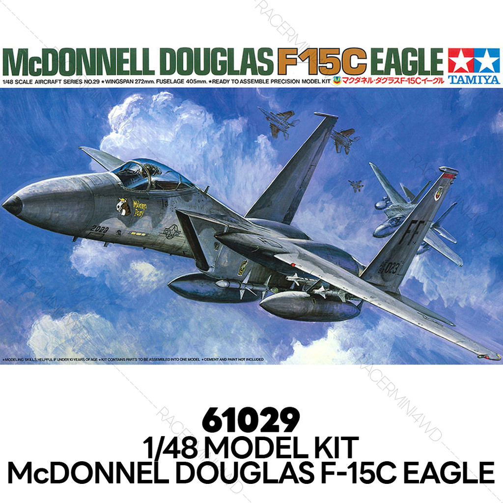 TAMIYA 1/48 Model Kit McDonnel Douglas F-15C Eagle 61029