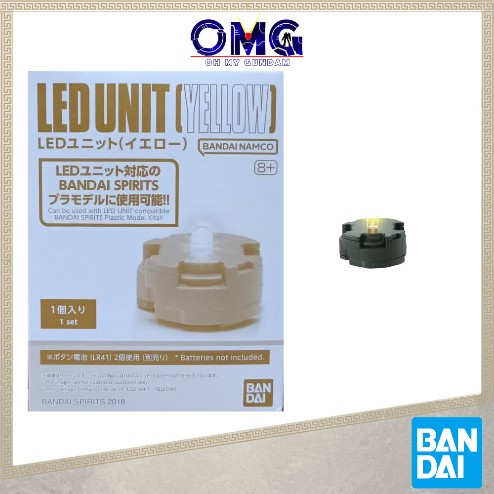 Bandai LED Unit (สีเหลือง) (1 ชิ้น) 58818 Bandai Spirits MG LED ไฟ LED สีเหลือง Gundam LED Plamo OMG