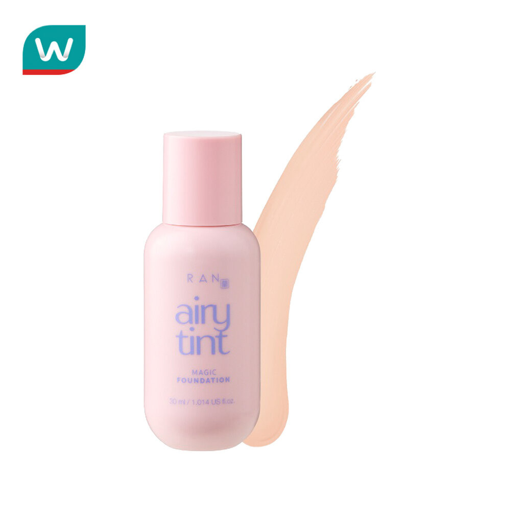 Ran รัน แอรี่ ทิ้นท์ เมจิก ฟาวน์เดชั่น SPF30 PA++ 30ก. 01 ไอวอรี่