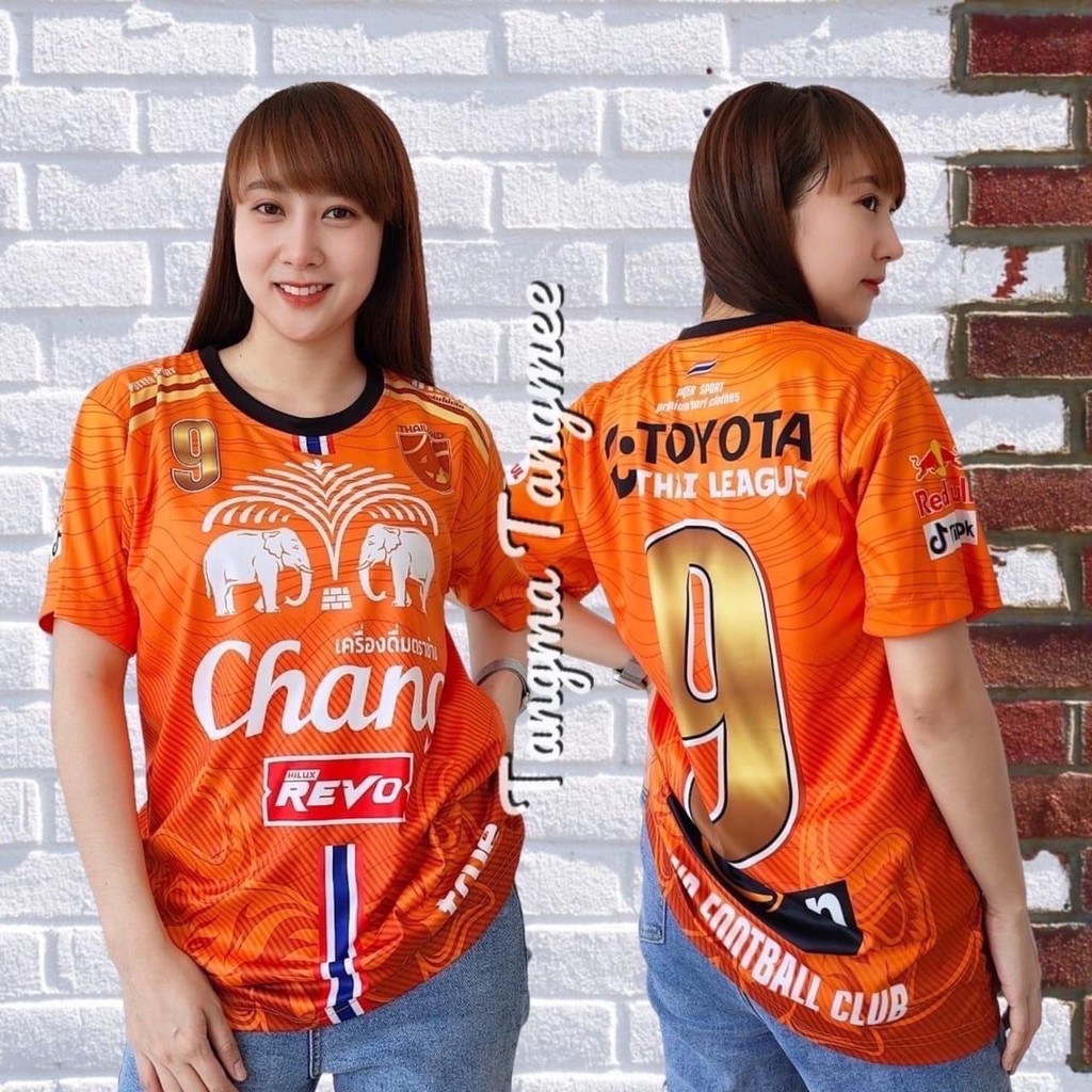 เสื้อกีฬา ใส่ได้ทั้งชาย หญิง พิมพ์ลายทั้งตัว ผ้าไมโคร สวยมาก ขายดี