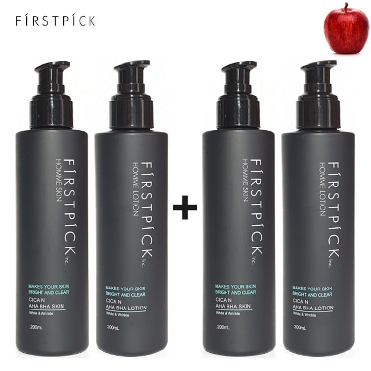 [K-Beauty Essential] ชุดผลิตภัณฑ์ดูแลผิวสําหรับผู้ชาย Cica AHA BHA Exfoliating Lotion & ครีม