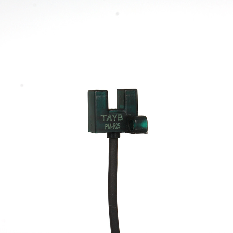 U-Shaped Slot Type Photoelectric Switch Sensor Limit Sensor PM-R25 Mini Type พร้อมสาย 2M สาย NPN24V
