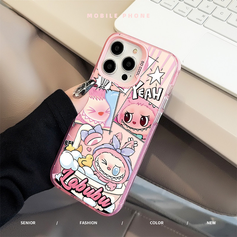 HP เคสโทรศัพท์เหมาะสําหรับ iPhone 7/8/X/XR/11/12/13/14/15/16 Pro Plus และอื่นๆ เคสโทรศัพท์แข็งสีเงิน