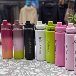 ลูลูเลมอน ขวดน้ําสแตนเลส 24ออนซ์ – ฉนวนสุญญากาศ, ป้องกันการร…