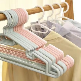Non Deformation Plastic Clothes Hanger With Strong Shoulder Support Non Slip For Wardrobe Home