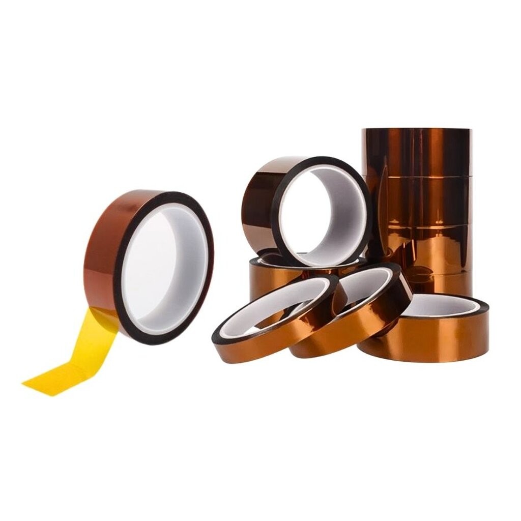 Kapton Tape เทปฉนวนทนความร้อน | ขนาด 5 - 45mm. | ทนความร้อนถึง 260C Polyimide Tapes