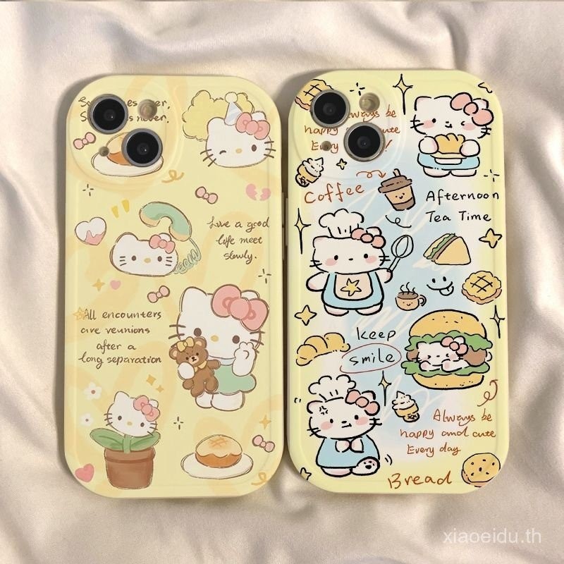 Phone kt Cat Apple 15 เคสโทรศัพท์ 14/13/11/xs รวมทุกอย่าง iPhone12/12p Soft 7p Anti-8p/6p/6