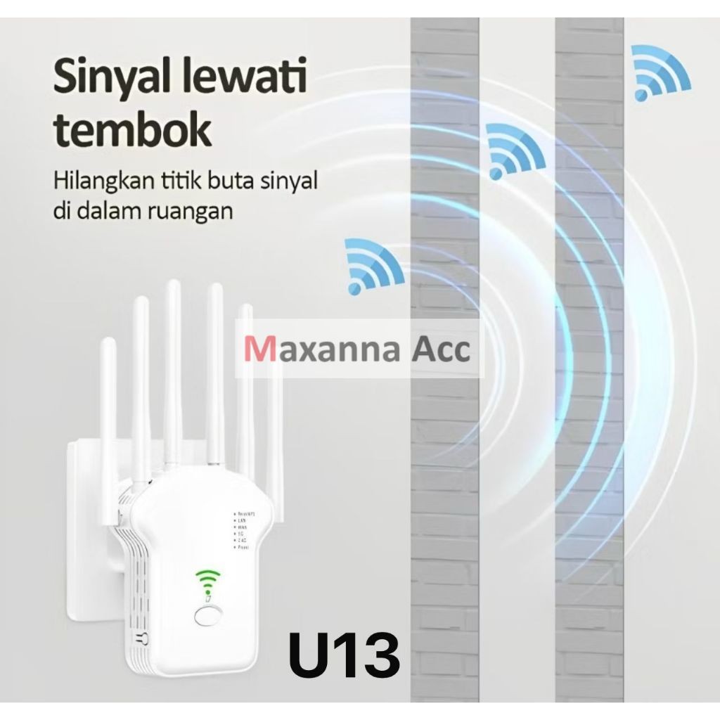 [MAXNA] WIFI REPEATER 6 ANTENNA (U13)