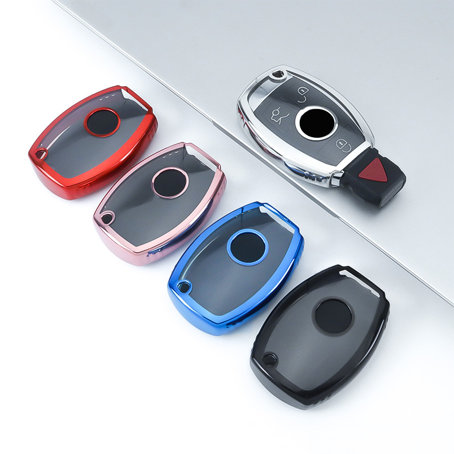 สําหรับเปลือกกุญแจรีโมท Mercedes-Benz 3B เพื่อแทนที่ W203 W210 W211 เปลือกกุญแจอัจฉริยะ