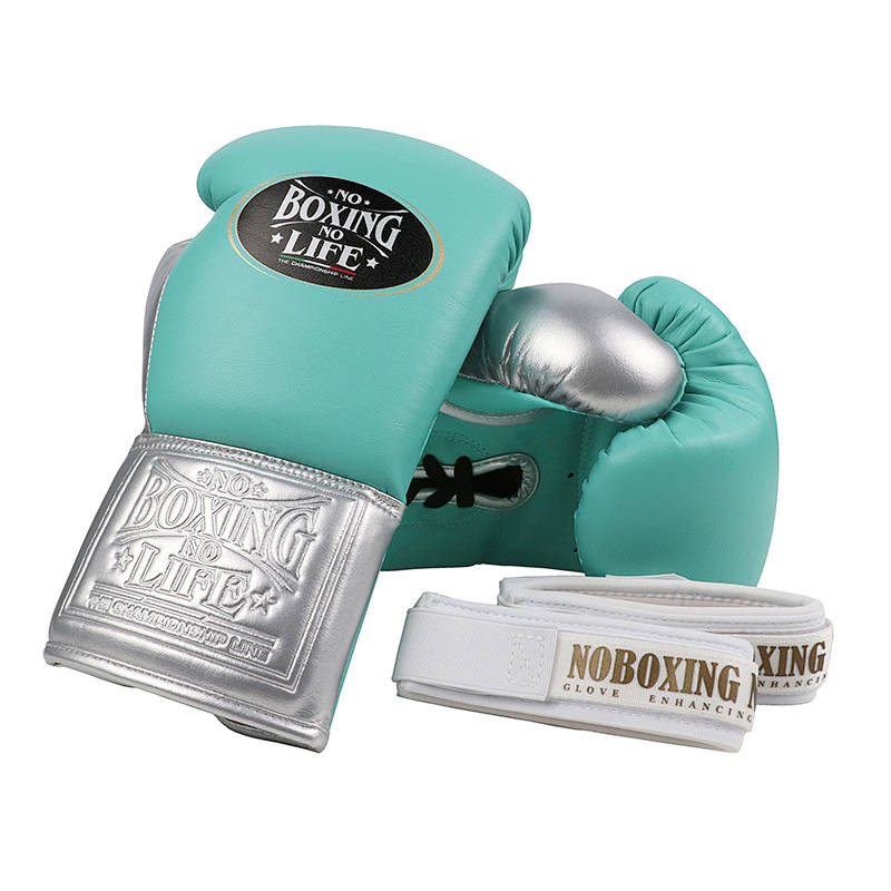 Noboxingnolife Boxing Glove Muay Thai Special Fighting Competition Training Lace-up Tether Adult Box
