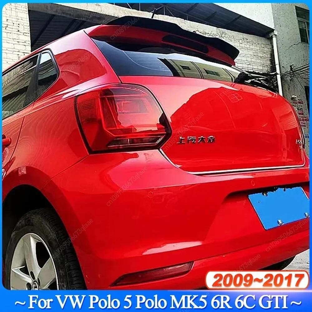 สําหรับ VW POLO 5 POLO MK5 6R 6C GTI 2009-2017 Hatchback รถด้านหลัง Tail Wing หลังคาสปอยเลอร์ Wing ช