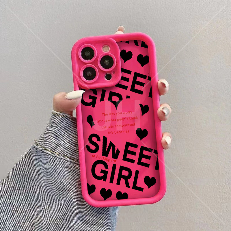 เคส VIVO Y04 4G Y29S Y19E Y400 Pro 5G V50 V50E V50 Lite Case Love ภาษาอังกฤษป้องกันการตกและป้องกันสกปรกนิ่ม - รูปที่ 2