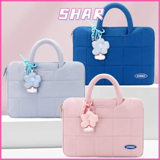 กระเป๋าคอมพิวเตอร์ พร้อมจี้ กระเป๋าแล็ปท็อปน่ารักกระเป๋าใส่พีซีแบบพกพากันน้ํากันกระแทกสบาย