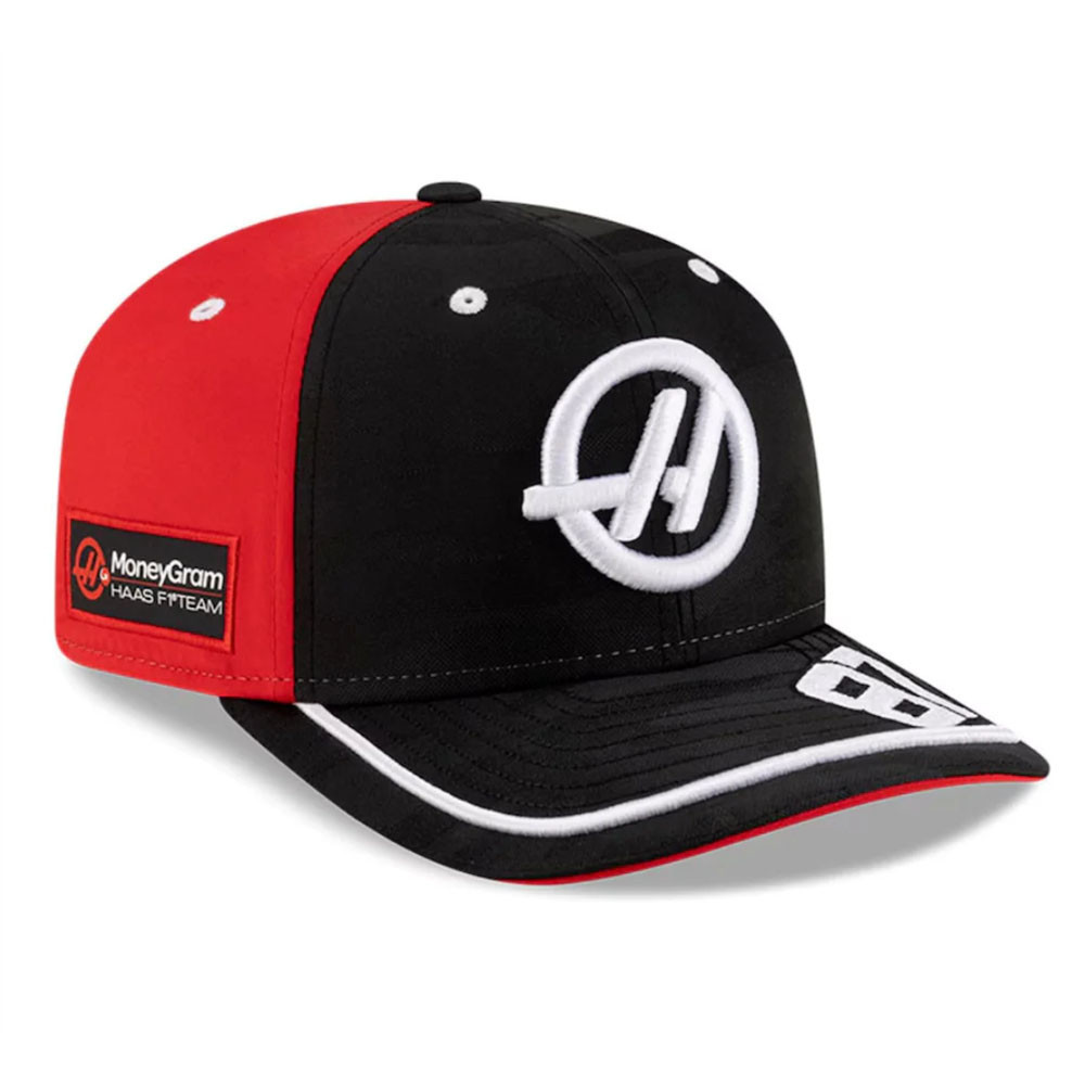 Topi Lelaki Haas F1 2025 หมวก Ollie Bearman สีดํา L86Y