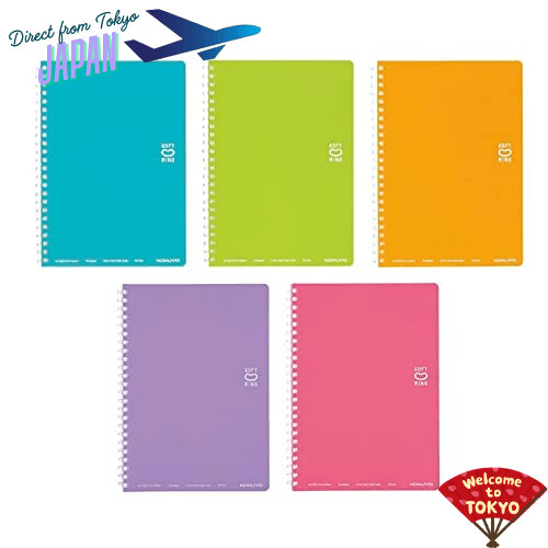คอคุโย โน้ตซอฟต์ริง ดots เส้นประ A5 ส- SV331BT สีใหม่ 2 สี 5 เล่มセット