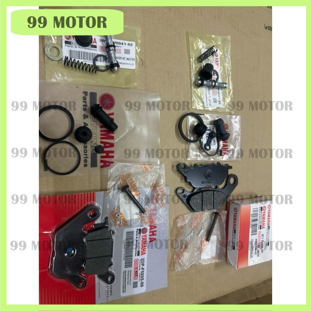 Yamaha NMAX N-MAX V1 V2 V3 ด้านหน้าด้านหลัง CALIPER DEPAN BELAKANG ชุดซีลน้ํามันชุดปั๊มเบรค BOOT ORI