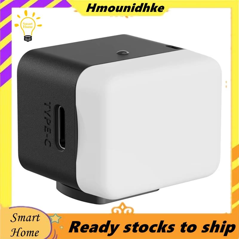 DG01 Cube Light สําหรับ Pocket 3 ไฟวิดีโอ LED แบบพกพาสําหรับกล้องสมาร์ทโฟนสําหรับ Action 5/4/3 Balck